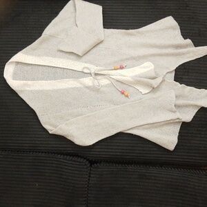 NWOT Cream Cashmere Girl Cardigan Size M